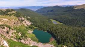 Aerial Exploration Colorado's Alpine Lakes in the Rocky Mountains - Powered by Shutterstock - Get 15% off with code: PIKWIZARD15