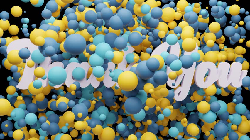 Colorful balloons circling around the text or words thanks you, The word Thank You with colored balloons, thanks , thanks you 3D ,Text Thanks with balloons  - Powered by Shutterstock - Get 15% off with code: PIKWIZARD15