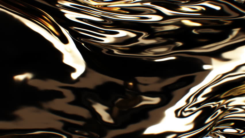 Beautiful Waving Golden Metal Surface Seamless Slow Motion. Looped Liquid Melted Gold Flowing 3d Animation. Gold Texture Abstract Background 4k Ultra HD 3840x2160. Royalty-Free Stock Footage #1108078691