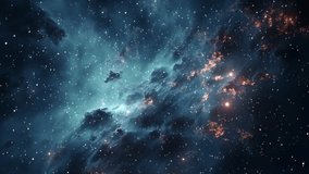 COSMIC TRAVEL - SPACE BACKGROUND