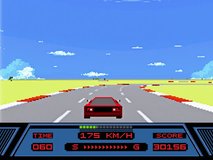 Gaining Score By Controlling Fast Racing Car In Classic Retro Video Game. Pixel Graphics. Racing Track. Retro Game Animation. Nostalgic Retro Game. Racing Against Opponents. Digital Entertainment