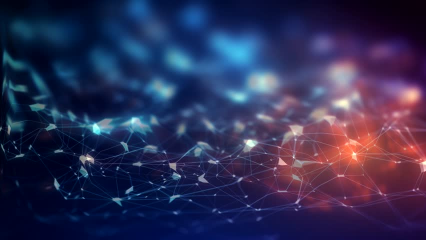 Abstract technology big data background concept. Motion of digital data flow. Transferring of big data. Transfer and storage of data sets , block chain, server, hi-speed internet