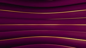 Abstract luxury drak red maroon background with golden lines on black background. Gold lines luxury shine glitter design. Premium minimal animated banner. Modern seamless looped animation. Dark royal 