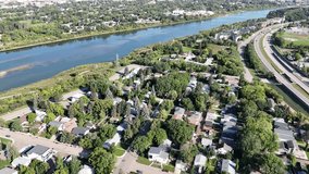 Take a captivating aerial tour of Exhibition, one of Saskatoon’s most storied neighborhoods. This video captures the area’s charming homes, historic sites, and the adjacent South Saskatchewan River.