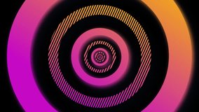 Animation of high score text and cube shapes rotating over moving circular tunnel. Digitally generated, hologram, abstract, arcade, video game, winning and competition concept. - Powered by Shutterstock - Get 15% off with code: PIKWIZARD15