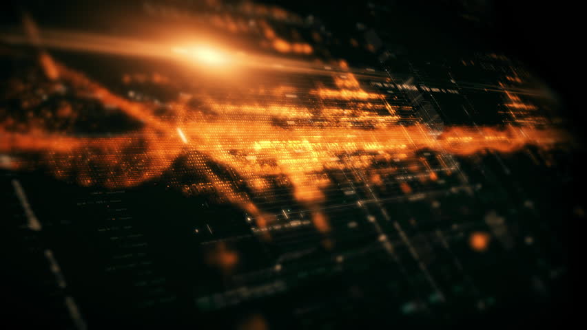 Advanced data matrix simulation UI with cutting-edge digital environment with a dynamic and immersive display of interconnected data matrix information networks systems background