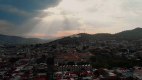 Flying my drone from a rooftop in Oaxaca city Mexico