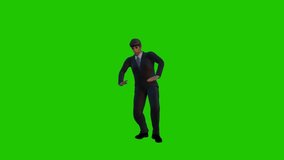 Green screen graphic for video editing