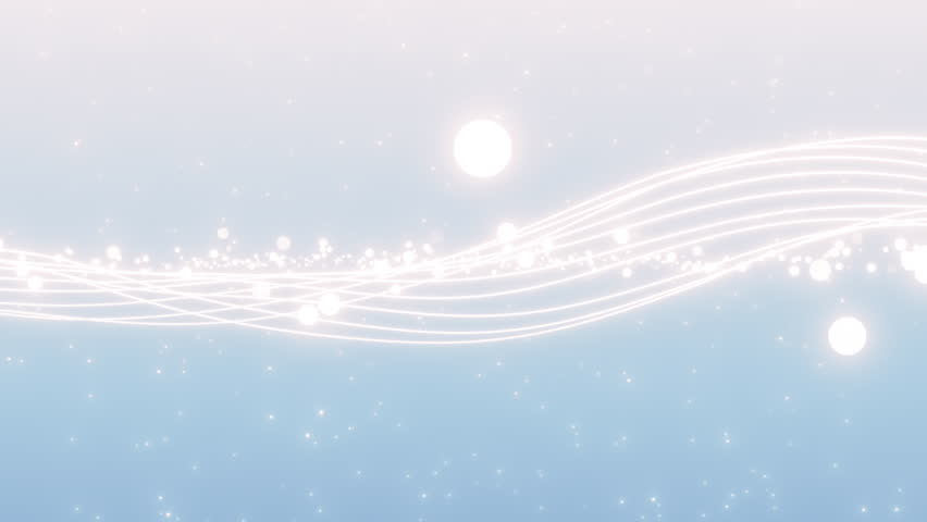 Wave Line Flow on White Background Loop. 3D rendering. Particle glow with line organic wave on white background - Powered by Shutterstock - Get 15% off with code: PIKWIZARD15