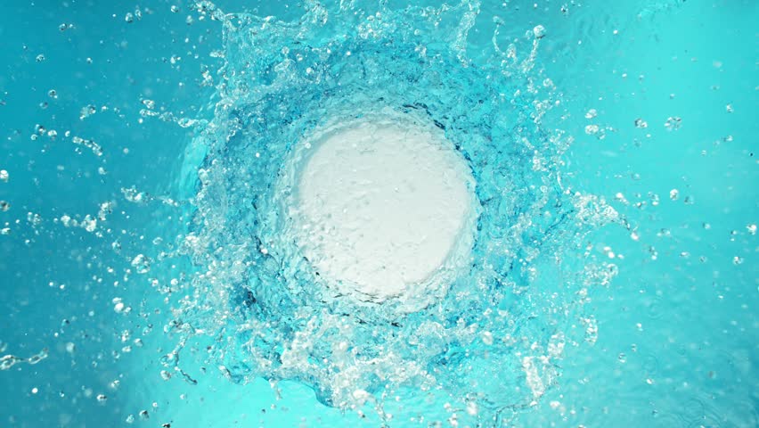 Super Slow Motion of Rotating Water in Twister Shape. Filmed on High Speed Cinema Camera, 1000 fps.