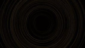 Dark brown circular lines abstract geometric tech background. Seamless looping motion design. Video animation Ultra HD 4K 3840x2160