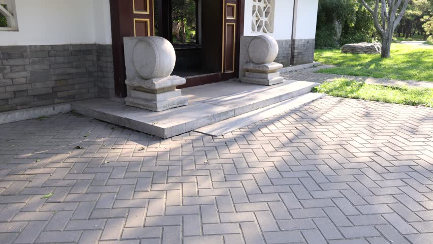Chinese traditional building yard gate