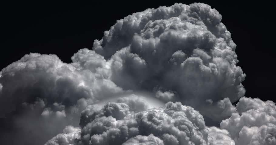 This cumulonimbus cloud Time Lapse. Shot on a Canon R5C Royalty-Free Stock Footage #1108296589