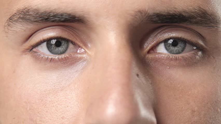 Many people open eyes close up. Multi ethnic group look camera. Different age face portrait. Race unity mix. 30 man opening eyelid. Eye sight gaze. Male model see clearly. Blue iris lens. 40 guy stare Royalty-Free Stock Footage #1108308479