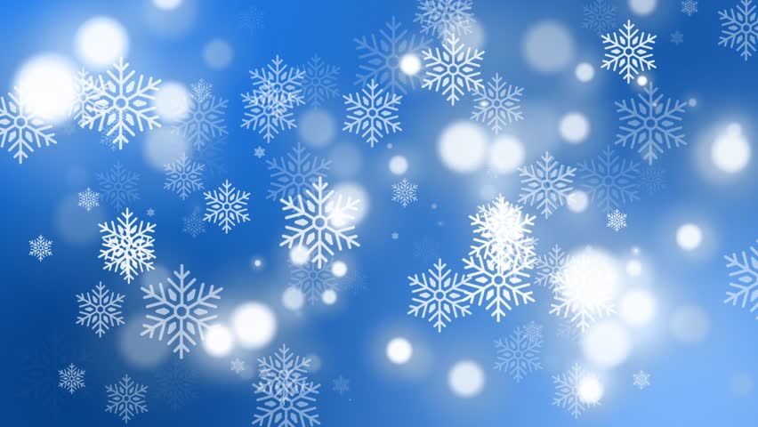 4K Abstract Loopable, Blurred Motion, Bokeh and Snowflake Animation, Snowing, Winter, Blue Color Background 4K Resolution | Shutterstock HD Video #1108313351