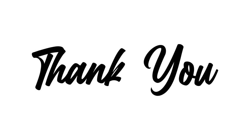  animation of Thank You   Bounce Effect 