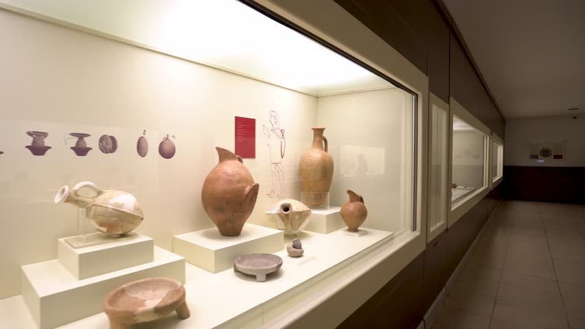 Interior Alacahoyuk Museum Corum Turkey August