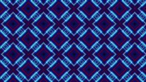 Bright blue and red stripes pattern abstract motion background. Seamless loop animation