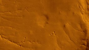 Surface of the Mars. Aerial view of red planet Mars. Elements of this video furnished by NASA.