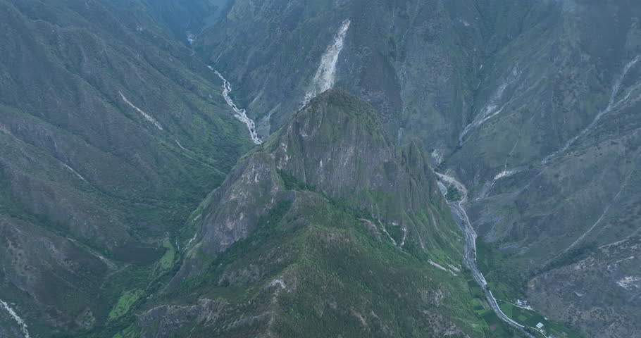 Beautiful mountain landscape in Sichuan, China