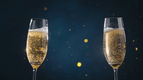Celebration toast with champagne,holiday background - Powered by Shutterstock - Get 15% off with code: PIKWIZARD15
