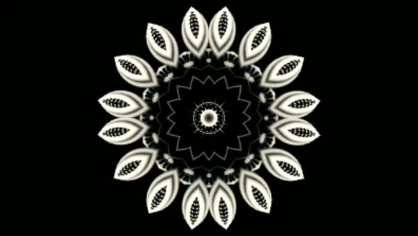 white black Mandala Ornament Background trendy Royalty-Free Stock Footage #1108351991