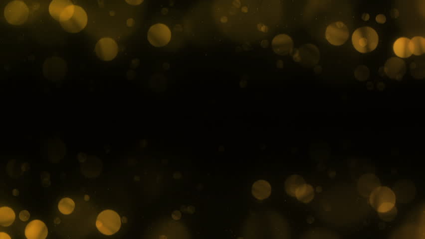 Bokeh made of small yellow circles on black | Shutterstock HD Video #1108400379