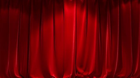 The best curtains on green screen background - red curtains opening animation package  Stock-video