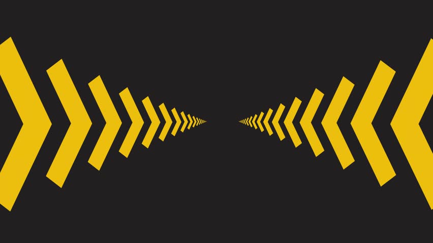 background yellow and balck, contruction sign. animation video footage