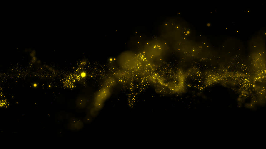 Abstract yellow particle background animation Royalty-Free Stock Footage #1108438055