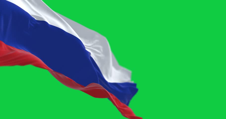 Russian Flag Waving In The Wind - Openclipart