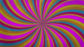 Comic background with colorful stripes that rotate, anime and cartoon background