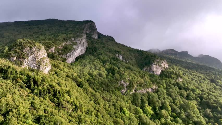 Grandfather Mountain NC, North Carolina from Linville