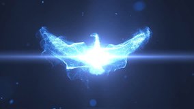 Fire Phoenix Flame Animation. Logo Intro Animation Flame. Phoenix Blue Flame Logo - Powered by Shutterstock - Get 15% off with code: PIKWIZARD15