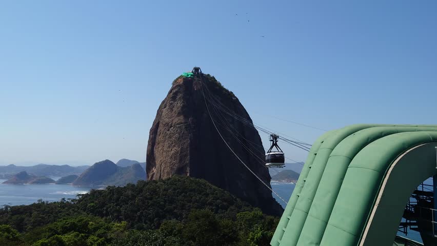 Sugar Loaf Cable Car Rio de Janeiro Brazil Royalty-Free Stock Footage #1108516073