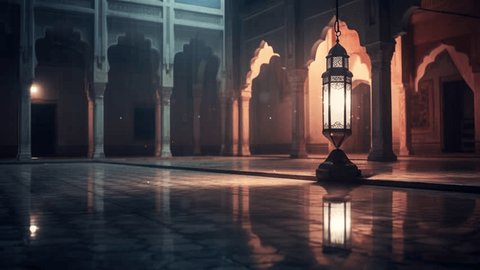 Ramadan Lantern Background Loop 4k : vidéo de stock