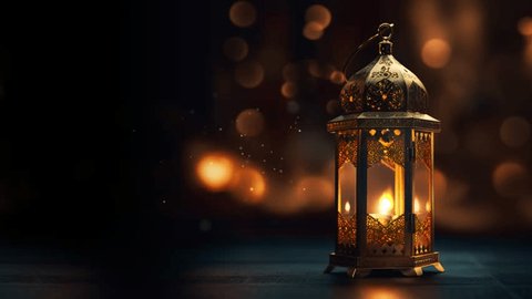 Ramadan Lantern Background Loop 4k : vidéo de stock