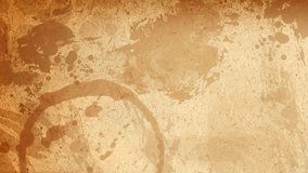 Long wide panoramic background texture, sheet of grunge paper. Movement from left to right. 4K UHD video footage 3840X2160.