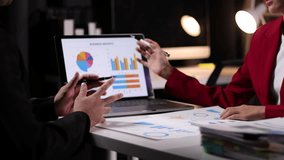 Businessman meeting discuss analysis of financial charts and graphs of business marketing growth statistics. Meeting or analysis of business strategies and financial investment plans. - Powered by Shutterstock - Get 15% off with code: PIKWIZARD15