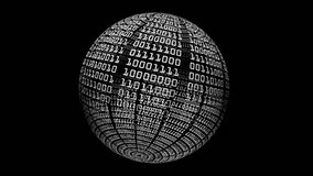 Binary Data On Spinning Sphere vertical video - Powered by Shutterstock - Get 15% off with code: PIKWIZARD15