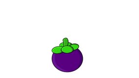 Animated video of the mangosteen fruit logo