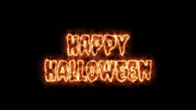 happy halloween neon animation happy halloween pumpkin spooky ghost spider cobweb bat halloween day - Powered by Shutterstock - Get 15% off with code: PIKWIZARD15