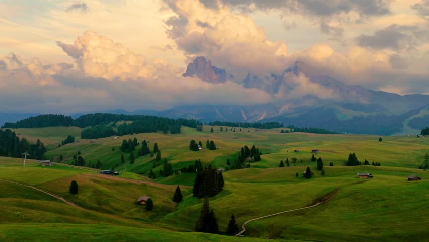 Alpe di Siusi, Dolomites, Italy