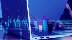 hand typing keyboard with engineer depose business online network crypto block chain digital world. Business finance data analytics graph chart report, man typing computer,laptop - Powered by Shutterstock - Get 15% off with code: PIKWIZARD15