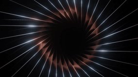 Peach and Light Blue Blades Circulation Background VJ Loop in 4K