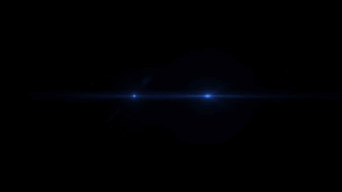 Abstract loop center glow blue star optical lens flares light streaks shine ray animation background for screen project overlay. 4K seamless dynamic kinetic bright star.Promote advertising concept iso Video de stock