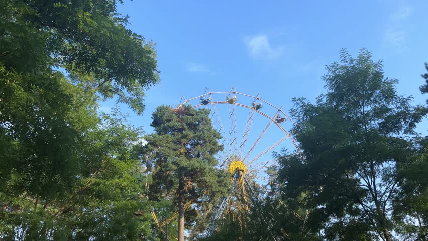 View Of The Ferris Wheel In The Park