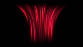 Hot air flow from conditioner effect. air light effect with red rays. Warm wind waves hot air blowing effect. Abstract directional optical fiber neon lines on black Background. Heat from the heater - Powered by Shutterstock - Get 15% off with code: PIKWIZARD15