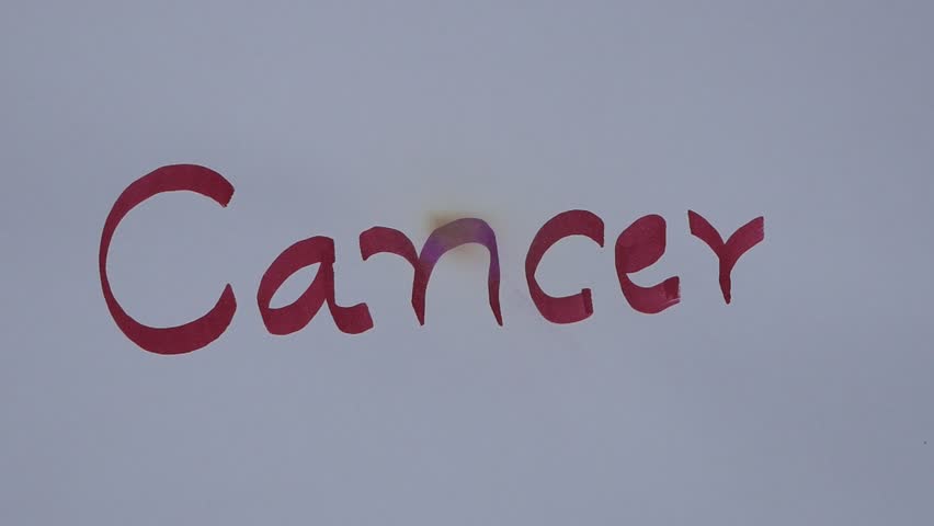 Cancer protection concept.fire burning on wihte paper with cancer letter. Royalty-Free Stock Footage #1108650843