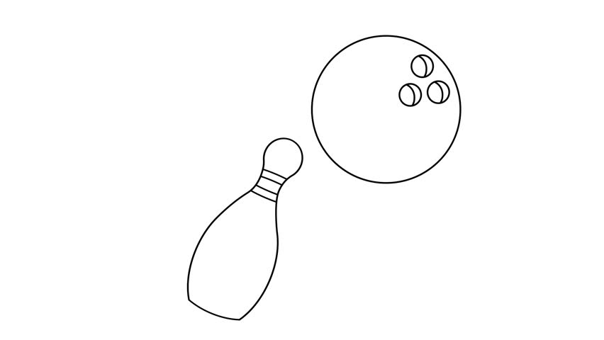 animated sketches of soccer balls, basketball, volleyball and billiard balls